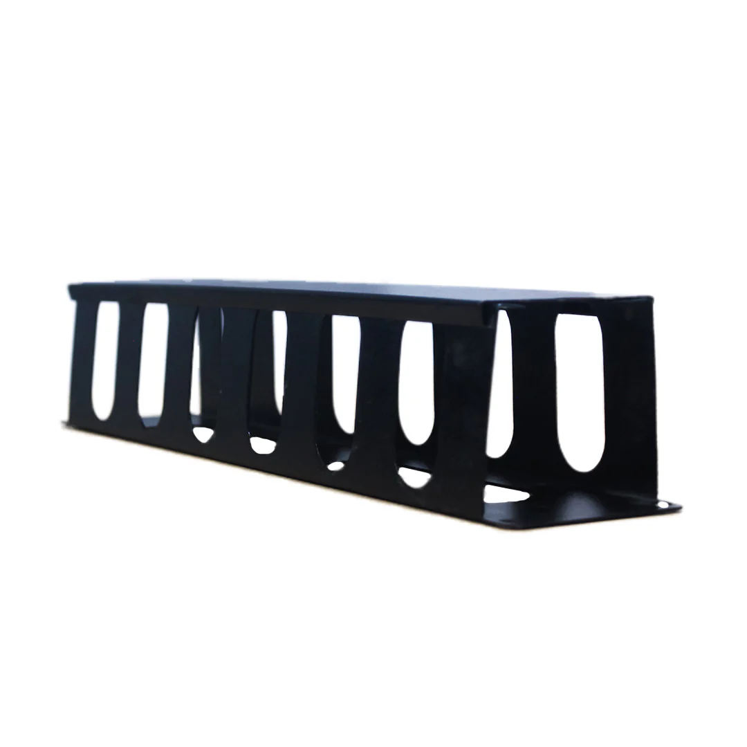ORGANIZADOR DE CABLE HORIZONTAL 2U METALNET NEGRO