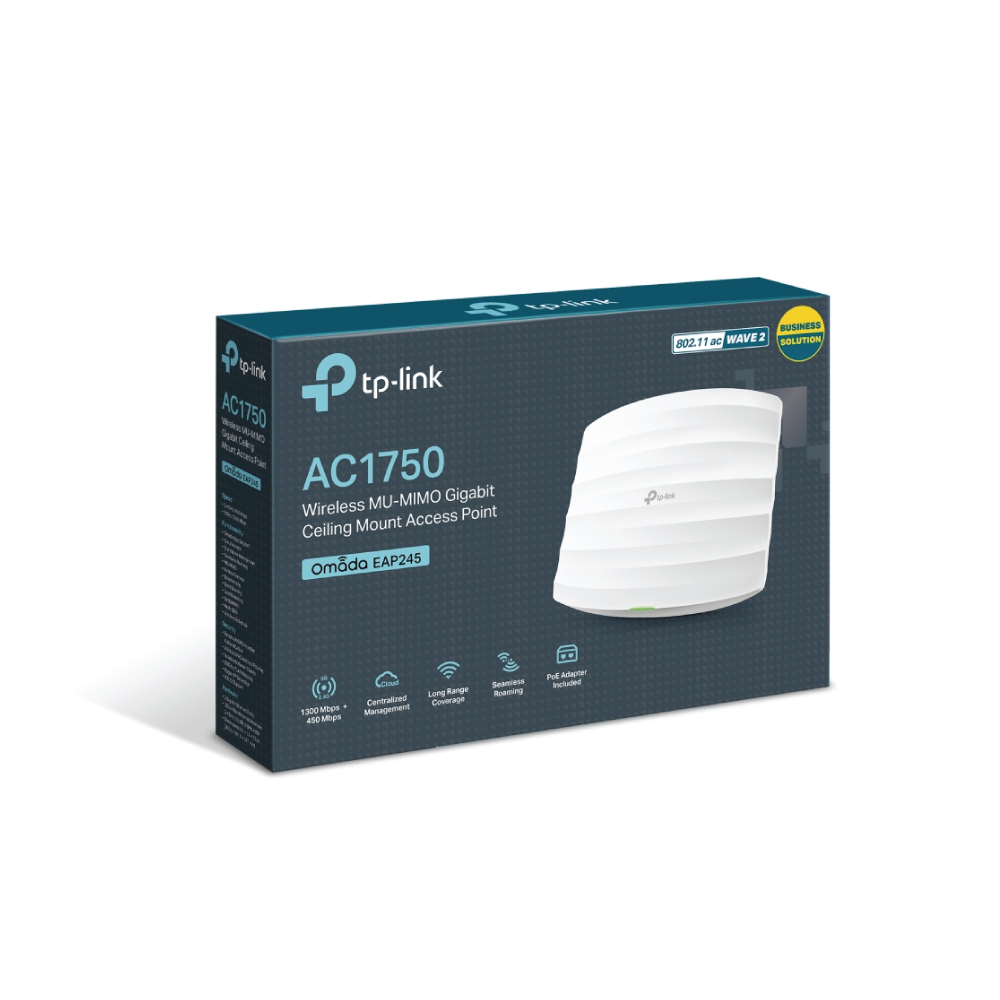 ACCESS POINT AC1750 EAP245 GIGABIT SEAMLESS ROAMING - OMADA