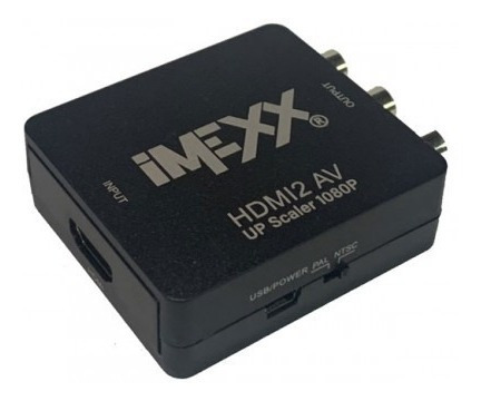 ADAPTADOR IMEXX HDMI A 3RCA AV/STEREO/1080P/CONVERTIDOR