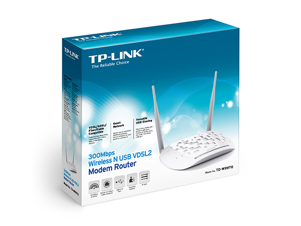MODEM+ROUTER 300MBPS VDSL2 USB