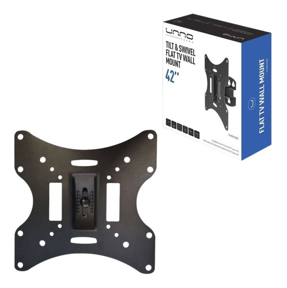 BASE PARED UNNO TEKNO BRAZO INCLINABLE GIRATORIO TV 23"-42"