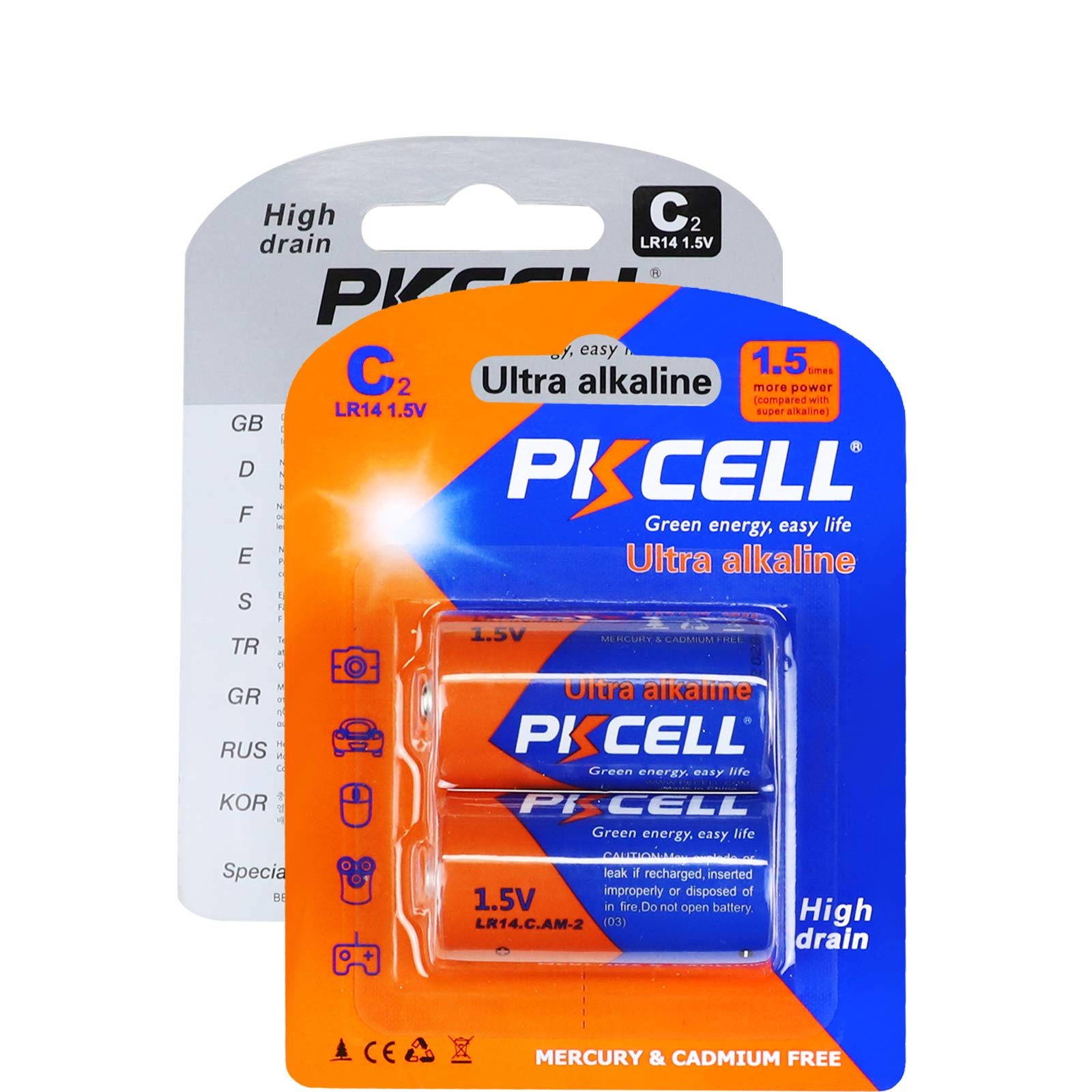 PILA PKCELL ULTRA ALKALINA - C LR14 2U