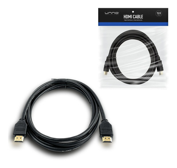 CABLE UNNO TEKNO HDMI-HDMI 7.5 MT NEGRO