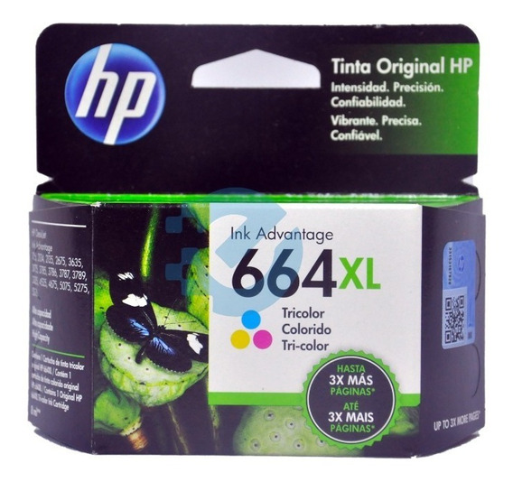 CARTUCHO HP 664XL TRICOLOR