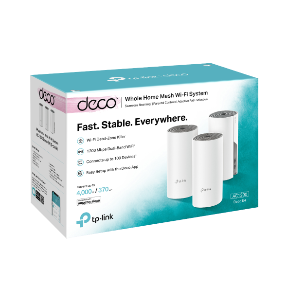 DECO E4 3-PACK AC1200 WHOLE HOME