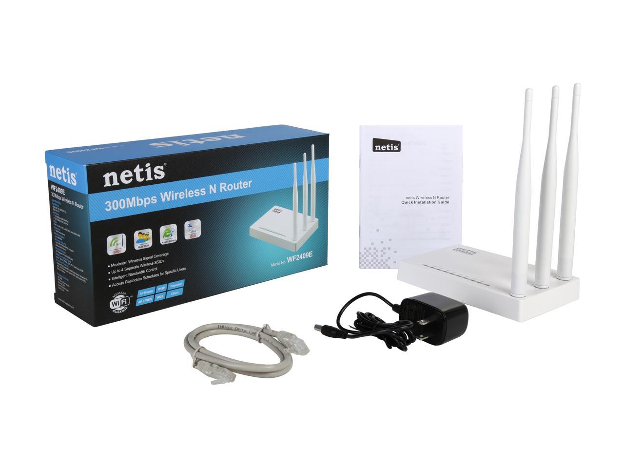 ROUTER NETIS N300 MULTIMODO 3ANT