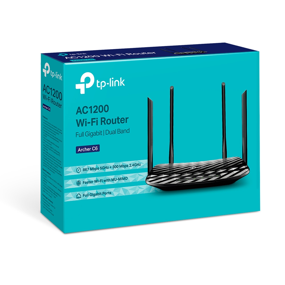 ROUTER ARCHER C6 AC1200 GIGABIT 4ANT