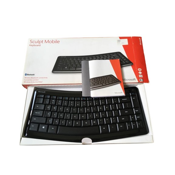 TECLADO MICROSOFT SCULPT MOBILE BLUETOOTH/BLACK/RETAILBOX