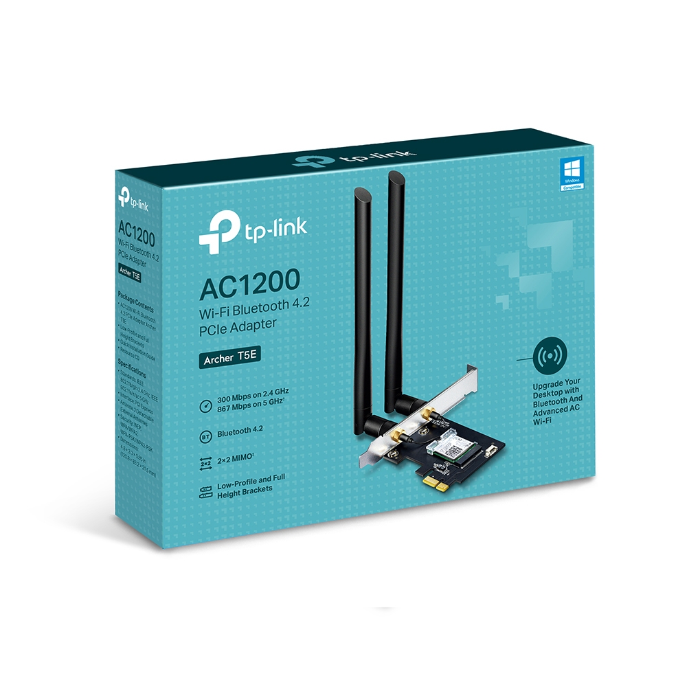 TARJETA RED INALAMBRICO PCI DUAL BAND+ BT ARCHER T5E AC1200