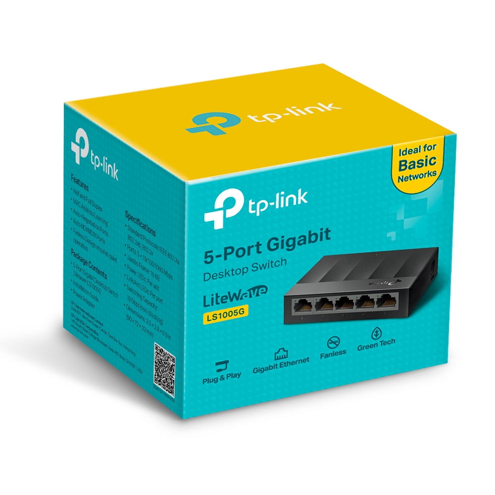 SWITCH 5 PTOS GIGABIT DESK