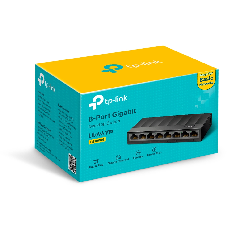SWITCH TP-LINK 8 PTOS GIGABIT DESK