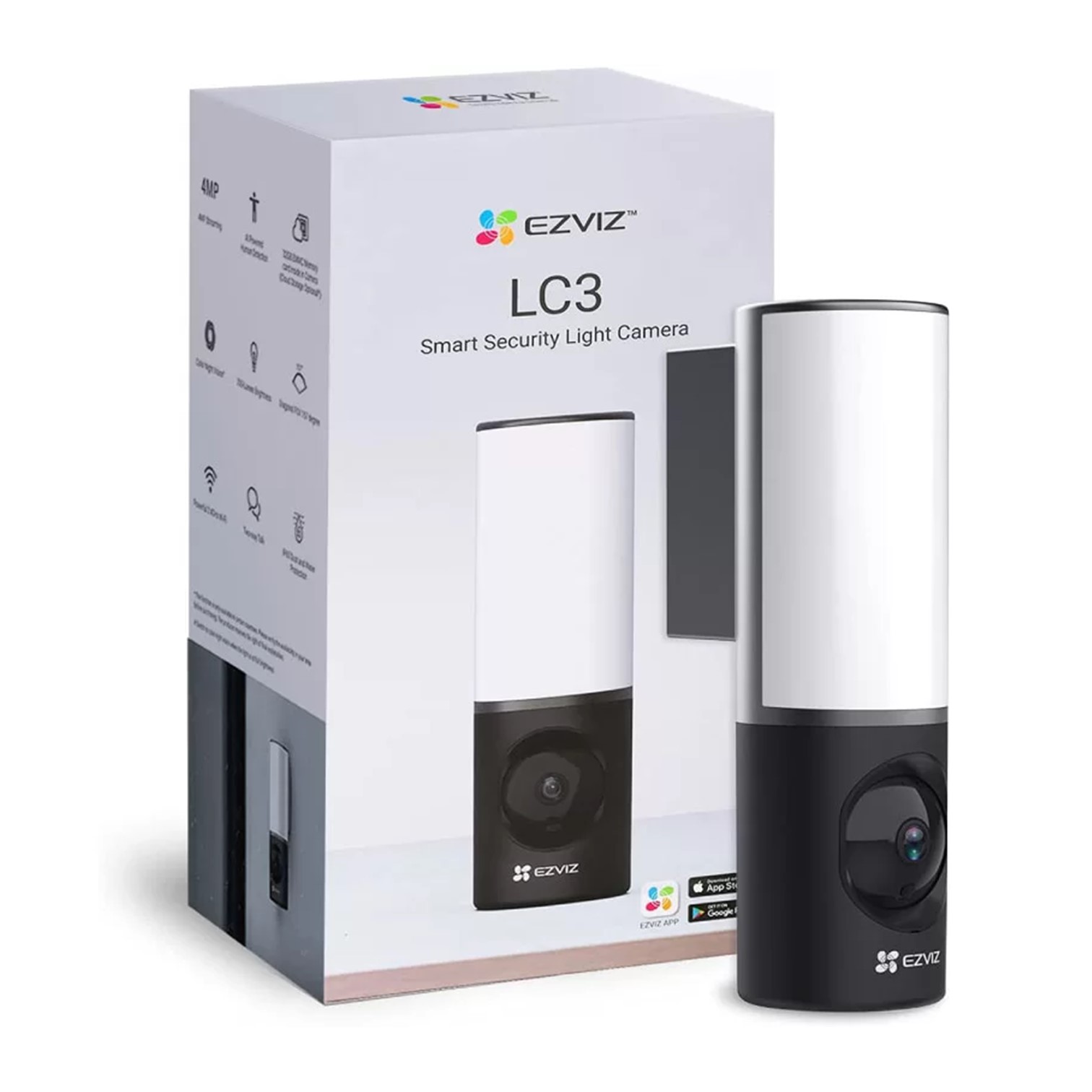 CAMARA IP WIFI CON LUZ LC3 EZVIZ 4MP 2MM COLOR MIC