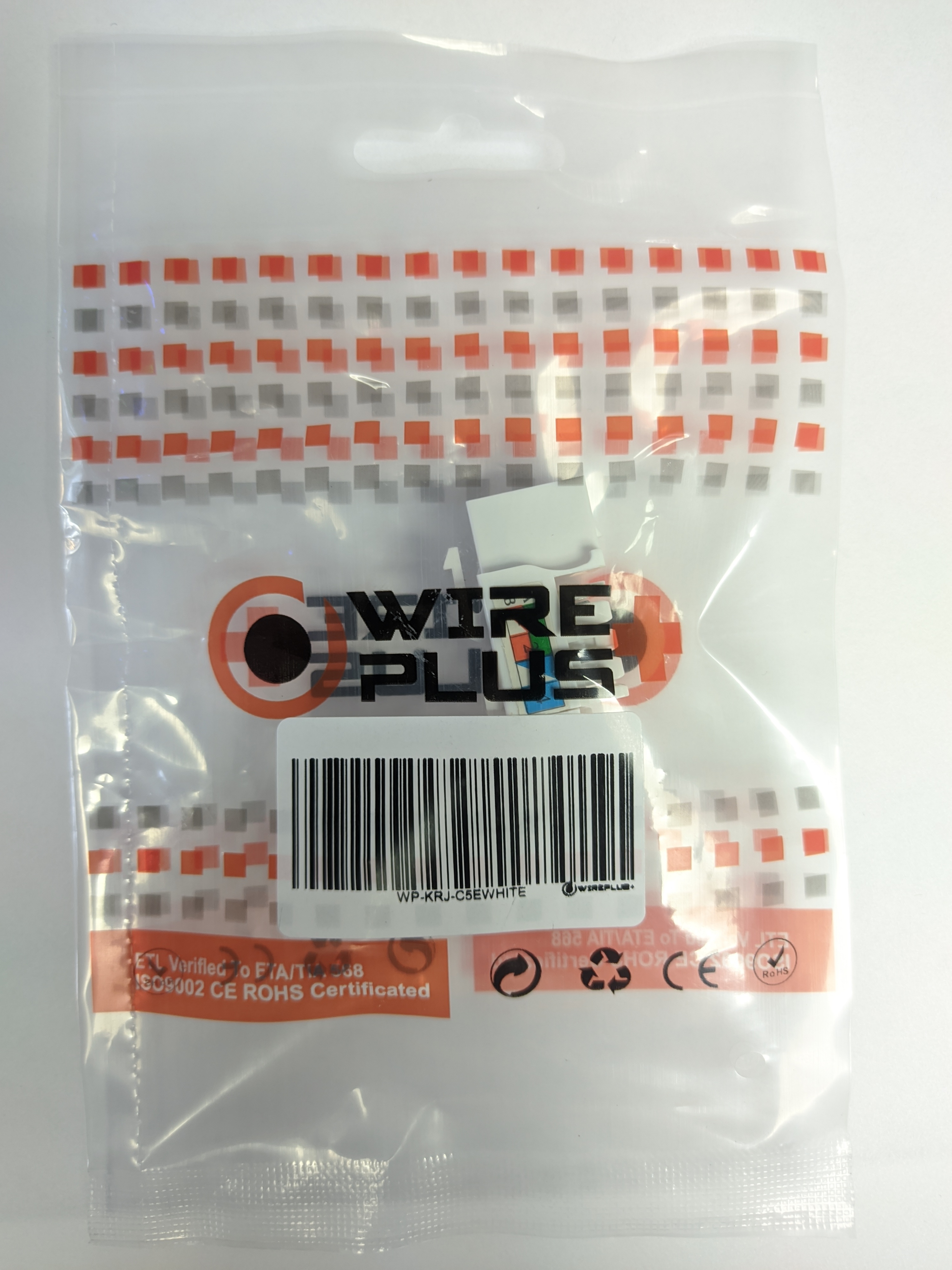 JACK COUPLER WIREPLUS+RJ45 CAT5E BLANCO