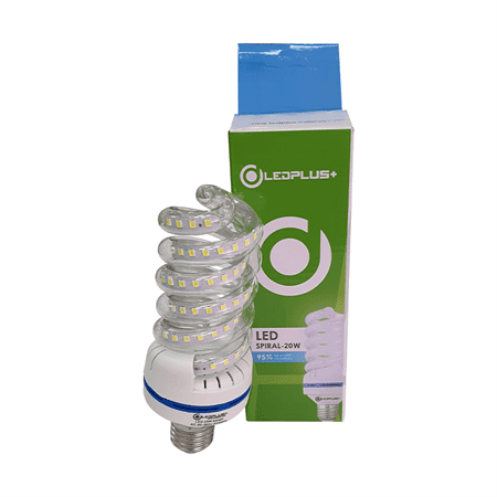 BOMBILLO LED ESPIRAL E27 20W 6500K