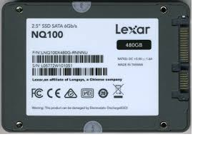 DISCO SOLIDO LEXAR 480GB 2.5' SATA6