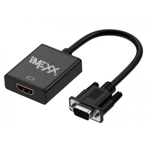 ADAPTADOR DE VIDEO IMEXX VGA M A HDMI F 1080P