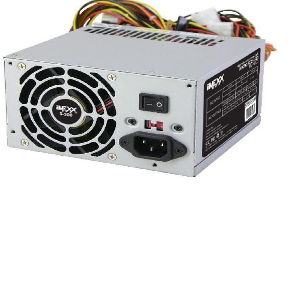 FUENTE DE PODER IMEXX MICRO ATX S-600W PLUS 24 PINES