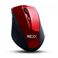 MOUSE INALAMBRICO IMEXX 26436 2.4GHZ ROJO