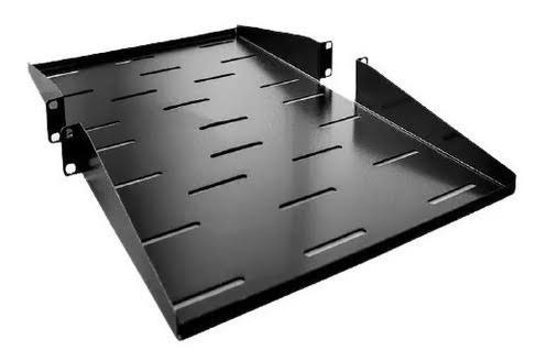 BANDEJA PARA RACK DOBLE 19X12 PARA SERVIDOR CLASICA 2U NEGRA