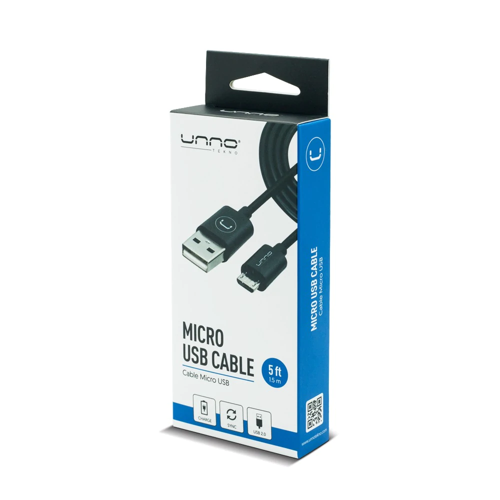 CABLE UNNO TEKNO MICRO USB 1.5MTS