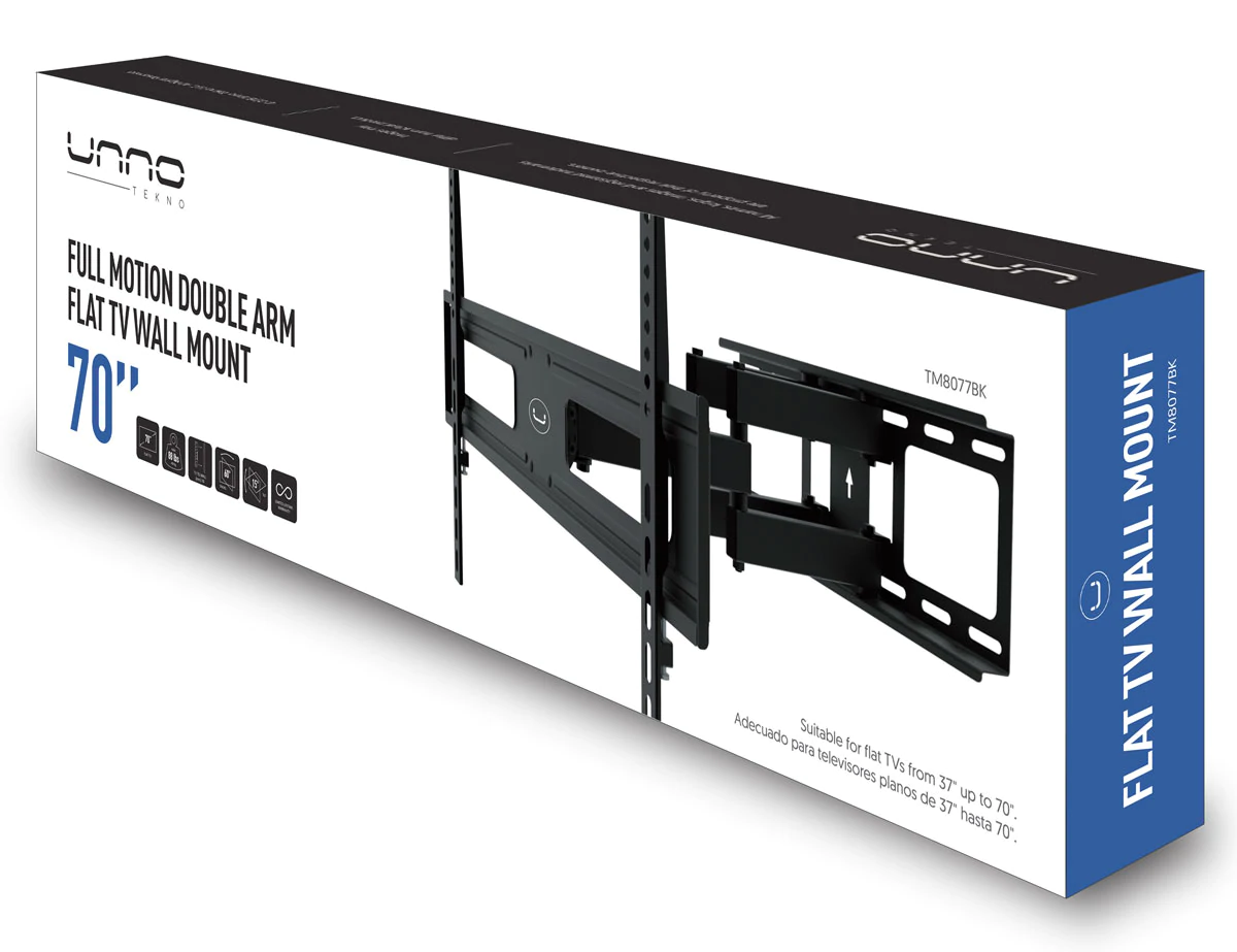 BASE PARED UNNO TEKNO MOVIMIENTO COMPLETO TV 37"-70"