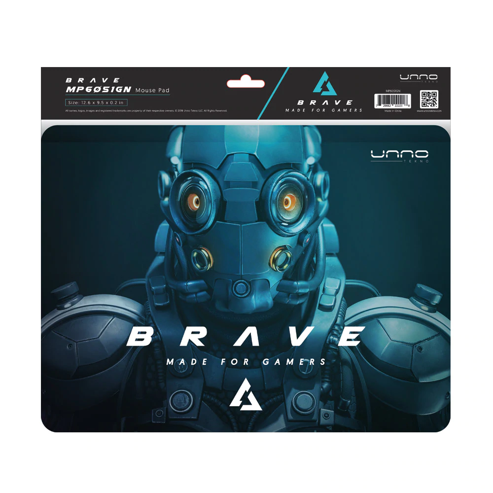 MOUSE PAD UNNO TEKNO BRAVE GAMING