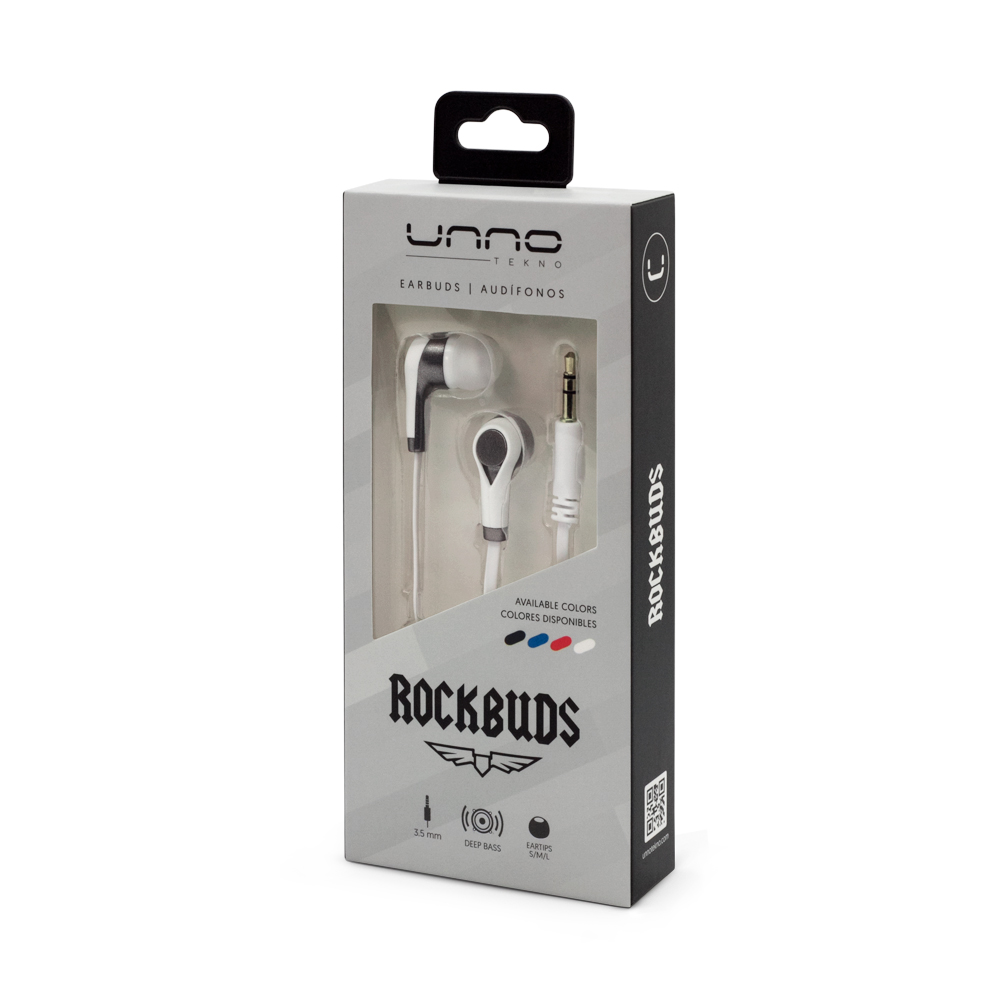 AUDIFONOS AURICULARES UNNO TEKNO ROCKBUDS 3.5MM