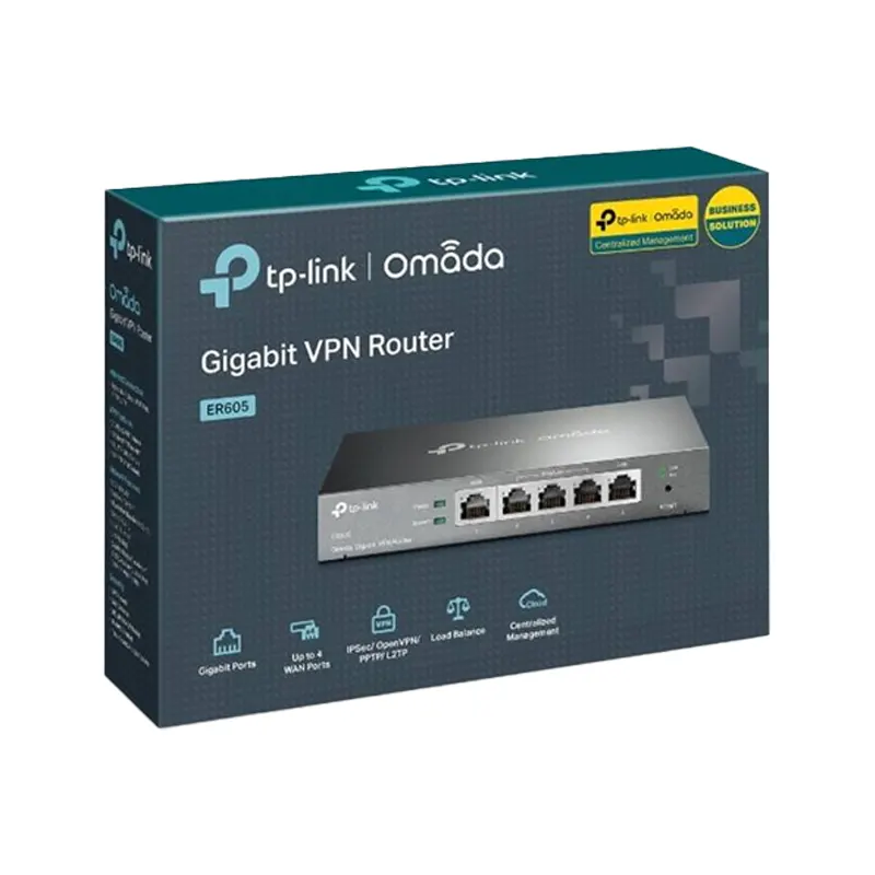 ROUTER VPN ER605 GIGABIT OMADA BALANCEADOR CARGA INTELIGENT