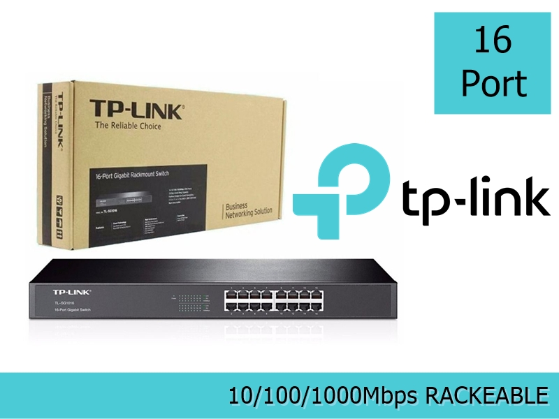 SWITCH 16 PUERTOS GIGABIT RACK