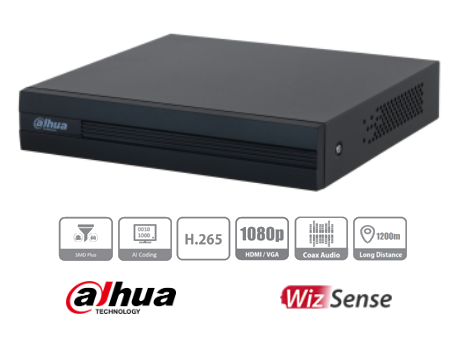DVR DAHUA 8CH 1080N WIZSENSE 5EN1 H265+