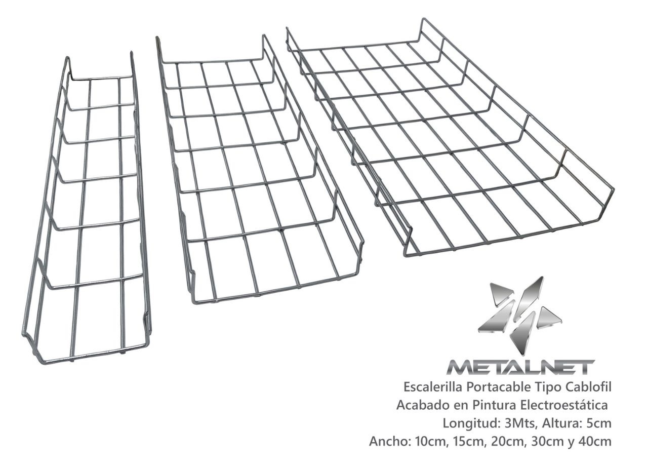 BANDEJA PORTA CABLES ESCALERILLA 30CM X 3MTS