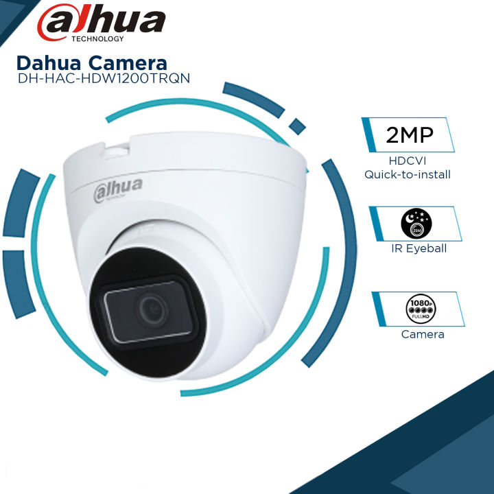 DOMO DAHUA 1080P 2MP 2.8MM 4EN1 IR25 PLASTICA