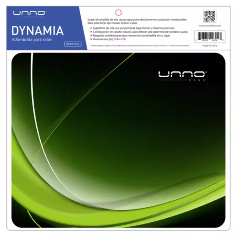 MOUSEPAD UNNO TEKNO DYNAMIA VERDE