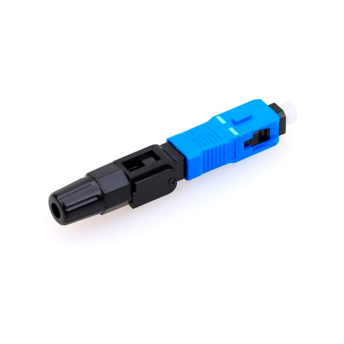 CONECTOR RAPIDO DE FIBRA SC UPC AZUL PAQ. 10U