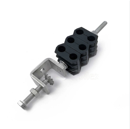 GRAPA ABRAZADERA FIBRA OPTICA CABLE COAXIAL 14MM 7MM