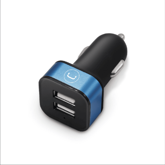 CARGADOR PARA CARRO UNNO TEKNO 2 PUERTOS USB 3.4AMP