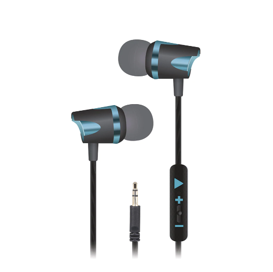 AUDIFONOS UNNO TEKNO SOULBUDS MANOS LIBRES 3.5MM STEREO AZUL