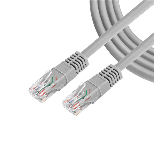 PATCH CORD UNNO TEKNO CAT6 GRIS 25FT 7.6M