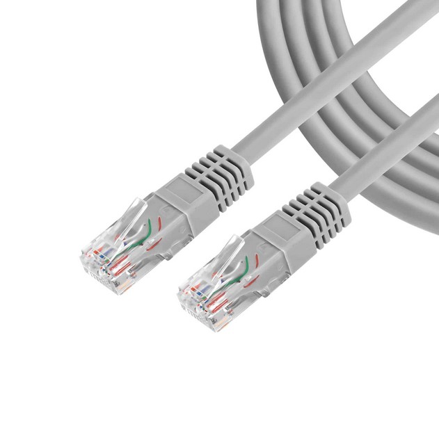 PATCH CORD UNNO TEKNO CAT6 GRIS 10FT 10M