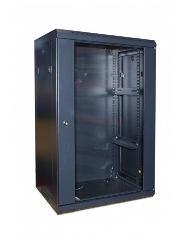 RACK CLASICO 18U SIMPLE NEGRO