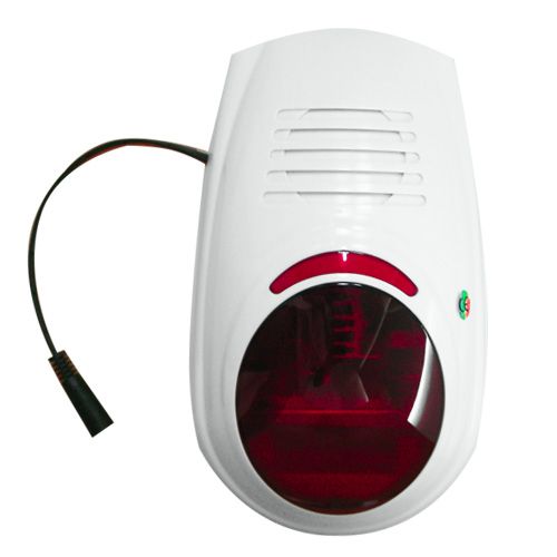 SIRENA CON LUZ ESTROBOSCOPICA EXTERIOR