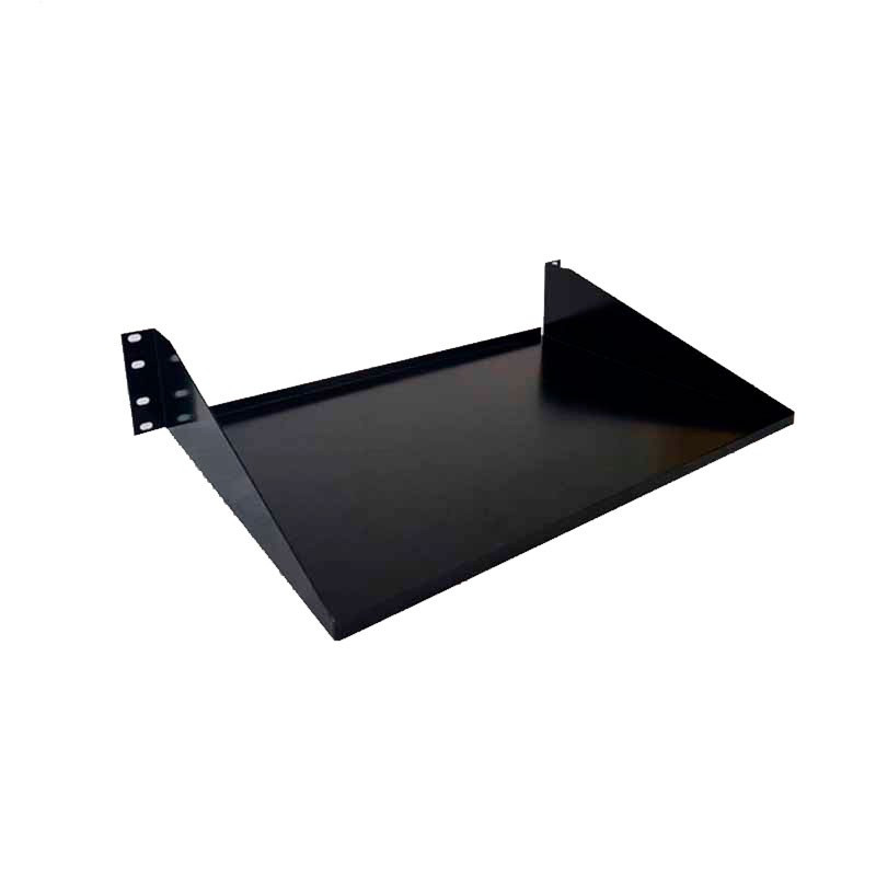 BANDEJA PARA RACK CLASICA 19X12 METALNET 1U NEGRO
