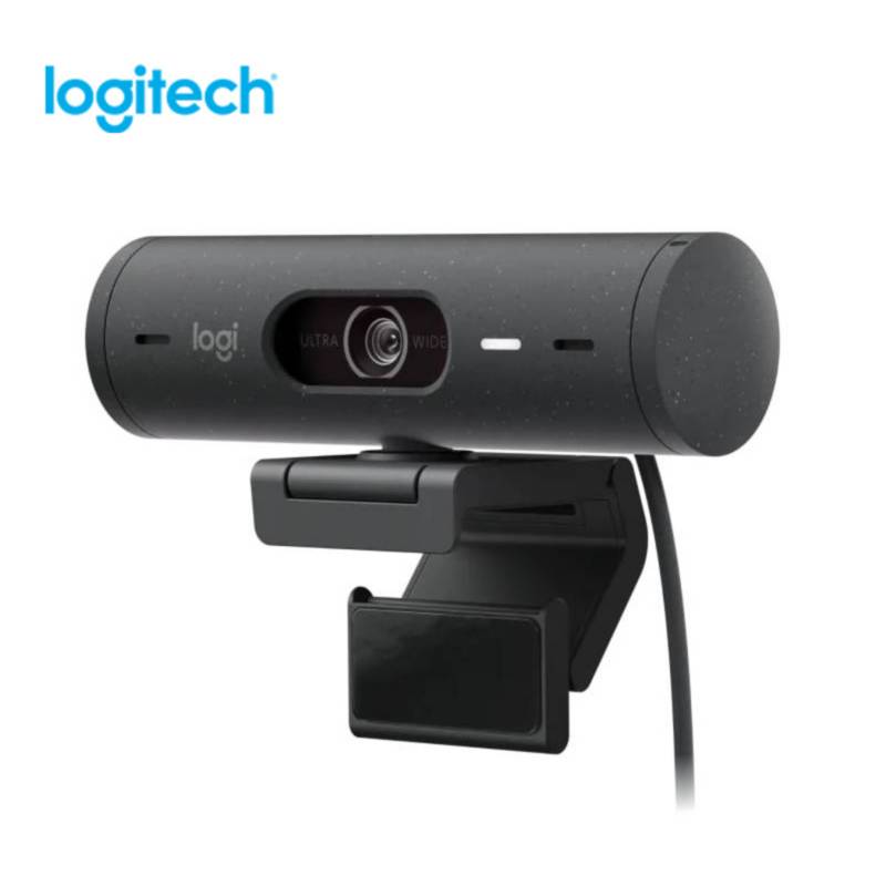 CAMARA WEB LOGITECH BRIO 500 4MP FHD MICROFONO USB-C NEGRO