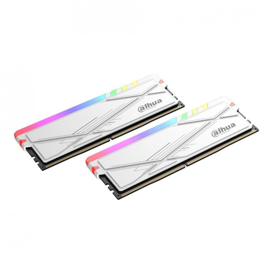 KIT MEMORIA RAM DAHUA 16GB (8GBX2) DDR4 3600MHZ RGB BLANCO