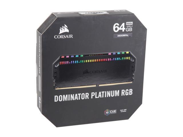 MEMORIA RAM CORSAIR 64GB DDR4 3200MHZ (2X32GB) RGB DOMINATOR