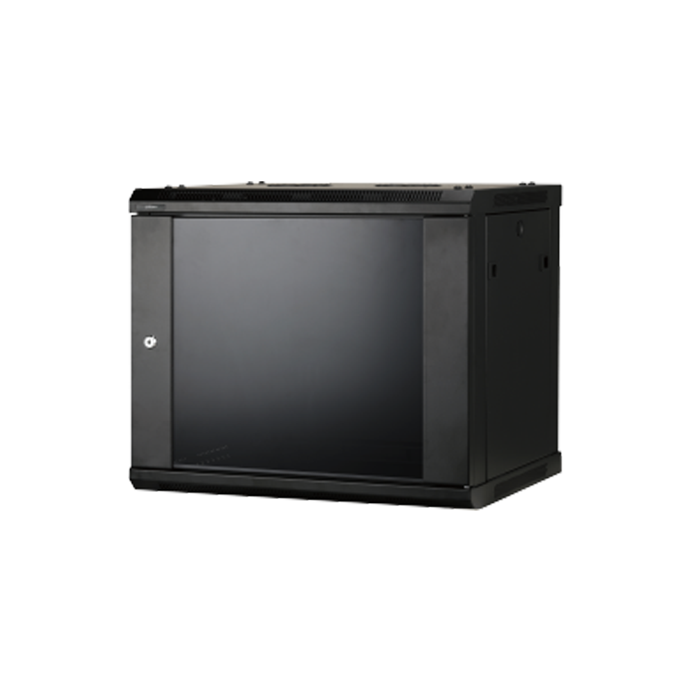 RACK GABINETE CERRADO PARED 9U PUERTA VIDRIO DAHUA