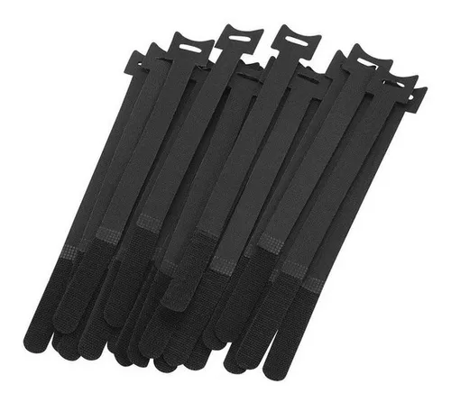 CINTA VELCRO NEGRA 12MM*150MM 10UND