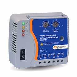 PROTECTOR VOLTAJE SOBRECARGA BOMBAS MONOFASICAS 2HP 120VAC