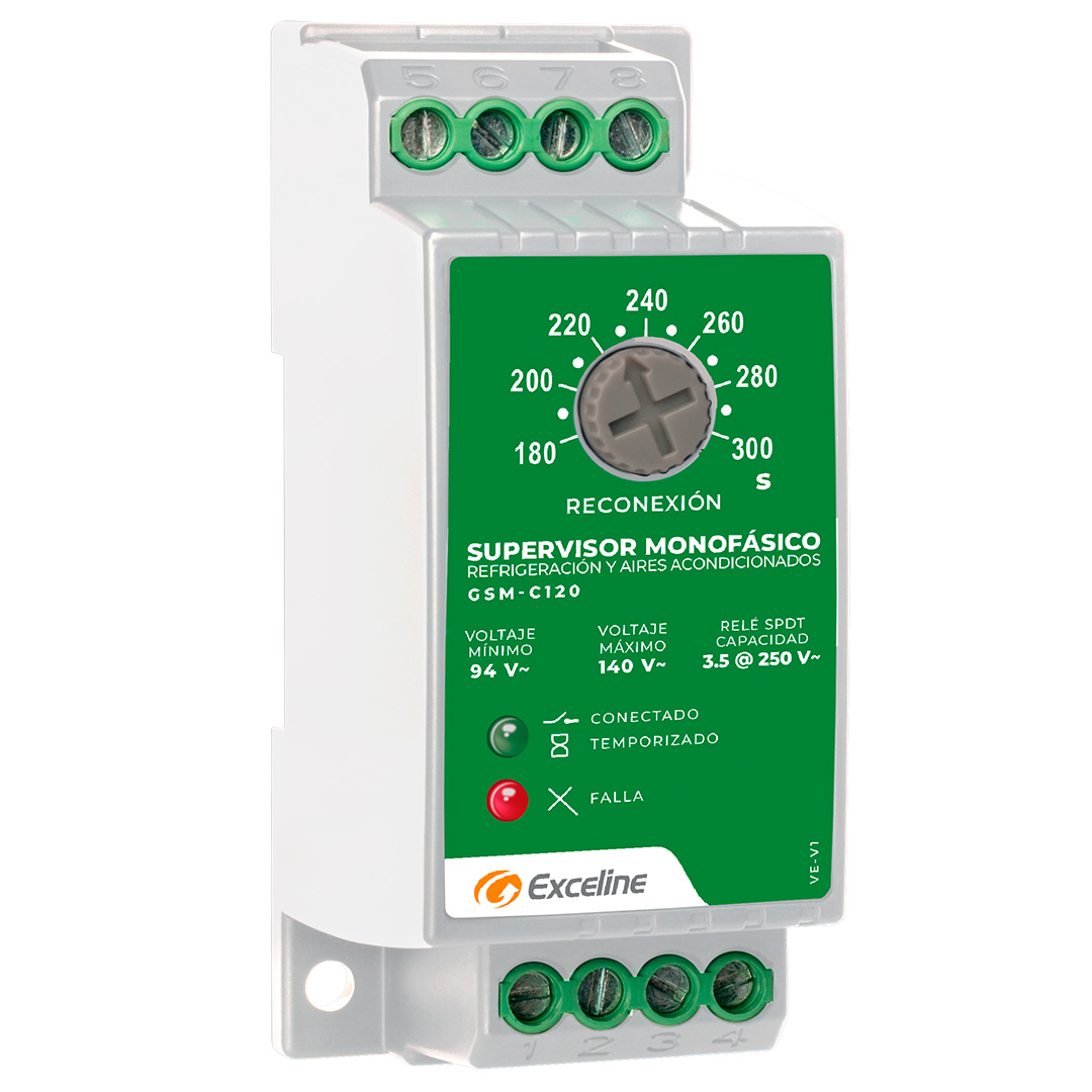 SUPERVISOR MONOFASICO REFRIGERACION Y AIRES 120V