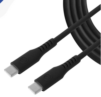 CABLE UNNO TEKNO TIPO C A TIPO C 1.5M NEGRO